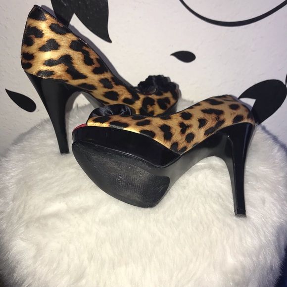 Guess leopard heels size 7 - Picture 6 of 10